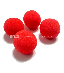 스폰지볼(빨강색) [해법제공]     Sponge Ball Red