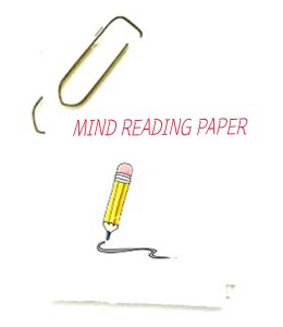 마인드 리딩 페이퍼 [해법제공]     Mind reading paper