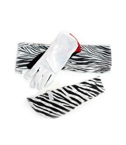 지브라 도브홀더+블랙앤화이트 실크스트리머 [해법제공]    Zebra dove holder + black and white silk streamer