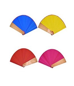 칼라체인지부채(4색)(실크별도)    Color Change Fan (4 color)